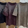 Plus Size Women's Summer Casual Short-Sleeve Relaxed Fit T-Shirt Fits 331 lb