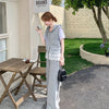 Plus Size Women's Summer Fashionable New-Style Casual Two-Piece Set Fits 265 lb