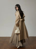 Women's Casual Elegance Half Skirt with British Style