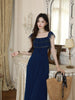 Old-school chic beauty super flattering ultra-elegant and stunningly date-night dress