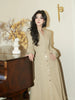 Exquisite and Chic Mid-Length Coat: A Timeless Vintage Piece Flattering Silhouette Delicate Gold Buttons and an Air of Refined Sophistication