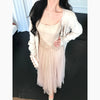 a ballet dance student, in an ultra-luxurious, large swing, gentle pink fishtail 3D lace dress
