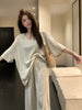 Plus Size Women's Summer Casual Short-Sleeve Relaxed Fit Two-Piece Set Fits 331 lb