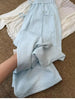 Plus Size Women's Summer New-Style Relaxed Fit Pants Fits 331 lb
