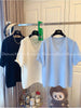 Plus Size Women's Summer Casual Knitted Relaxed Fit T-Shirt Fits 331 lb