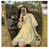 Plus Size Women's Summer French-Style New-Style Short-Sleeve Dress