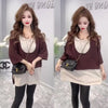 Plus Size Women's Summer Casual Patchwork Short-Sleeve Relaxed Fit T-Shirt Fits 331 lb