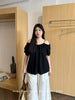 Plus Size Women's Design Short-Sleeve Relaxed Fit Shirt Fits 331 lb