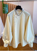 Plus Size Women's Long-Sleeve Relaxed Fit Shirt Fits 331 lb