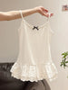 Plus Size Women's Summer Casual Lace Patchwork Vest Fits 88-331 lb