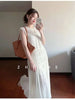 Plus Size Women's Elegant Casual Pleated Relaxed Fit Dress Fits 331 lb