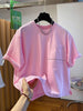 Plus Size Women's Summer New-Style Short-Sleeve Relaxed Fit T-Shirt Fits 331 lb