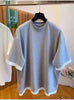 Plus Size Women's Summer Casual Short-Sleeve Relaxed Fit T-Shirt Fits 331 lb