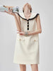 Plus Size French-Style Design Sleeveless Relaxed Fit Dress