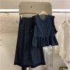 Plus Size Summer New-Style Denim Two-Piece Set