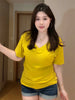 Plus Size Women's Summer Short-Sleeve T-Shirt