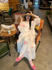 Plus Size Women's French-Style Elegant Printed Relaxed Fit Dress Fits 331 lb