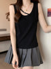 Plus Size Women's Summer Casual Sleeveless Relaxed Fit Vest Fits 88-331 lb