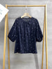 Plus Size Women's Summer Elegant New-Style Casual Printed Chiffon Short-Sleeve Relaxed Fit Blouse Fits 331 lb