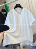 Plus Size Women's Summer Design Short-Sleeve Relaxed Fit T-Shirt Fits 331 lb
