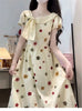 Plus Size Women's Beautiful New-Style Floral Dress Fits 331 lb