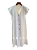 Plus Size Women's Elegant Short-Sleeve Relaxed Fit Dress Fits 331 lb