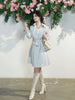 Yuppie Private Styleã Soft and Cozy Chic Retro-Style Double-Breasted Mid-Length Coat