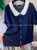 Plus Size Women's Summer New-Style Knitted Short-Sleeve Sweater Fits 88-331 lb