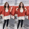 Plus Size Women's Summer Casual Patchwork Short-Sleeve Relaxed Fit T-Shirt Fits 331 lb