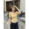 Plus Size Women's Summer Lace Design Patchwork Short-Sleeve T-Shirt Fits 265 lb