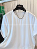 Plus Size Women's Summer Design Short-Sleeve Relaxed Fit T-Shirt Fits 331 lb