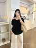 Plus Size Women's Design Short-Sleeve Relaxed Fit Shirt Fits 331 lb
