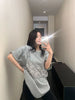 Plus Size Women's Summer Fashionable Lace Patchwork Short-Sleeve T-Shirt Fits 88-331 lb