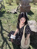 Plus Size Women's Summer Floral Puff-Sleeve Dress Fits 331 lb