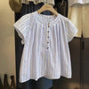 Plus Size Women's Summer Relaxed Fit Shirt Fits 331 lb