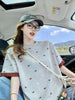 Plus Size Women's Summer New-Style Short-Sleeve Relaxed Fit T-Shirt Fits 331 lb