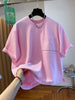 Plus Size Women's Summer New-Style Short-Sleeve Relaxed Fit T-Shirt Fits 331 lb