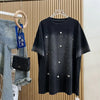 Plus Size Women's Summer Short-Sleeve Relaxed Fit T-Shirt Fits 331 lb