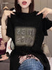 Plus Size Women's Summer New-Style Short-Sleeve T-Shirt Fits 265 lb