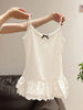 Plus Size Women's Summer Casual Lace Patchwork Vest Fits 88-331 lb