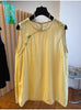 Plus Size Women's Summer New-Style Sleeveless Relaxed Fit Shirt Fits 331 lb