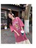 Plus Size Women's New-Style Lace Patchwork Short-Sleeve Relaxed Fit Dress Fits 331 lb