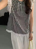 Plus Size Lace Sleeveless Relaxed Fit Shirt Fits 99-331 lb