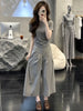 Plus Size Women's Summer Elegant Casual Two-Piece Set