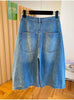 Plus Size Women's Summer Casual Denim Relaxed Fit Pants Fits 331 lb