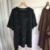 Plus Size Women's Summer Relaxed Fit T-Shirt Fits 331 lb