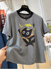 Plus Size Women's Summer New-Style Casual Printed Short-Sleeve T-Shirt Fits 331 lb