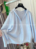 Plus Size Women's Summer Knitted Relaxed Fit Cardigan Fits 88-331 lb