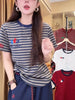 Plus Size Women's Summer New-Style Design Embroidered Short-Sleeve T-Shirt Fits 331 lb