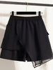 Plus Size New-Style Patchwork Mesh Relaxed Fit Pants Fits 331 lb